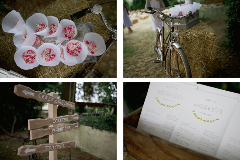 Décoration liberty pour la cérémonie laïque